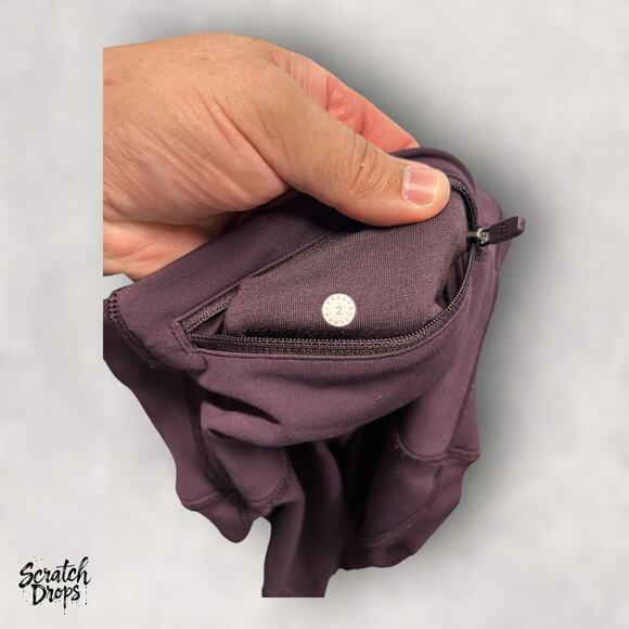 Lululemon On Your Mark Crop 23" Leggings Size 2 High Performance Athletic Wear - Picture 4 of 6